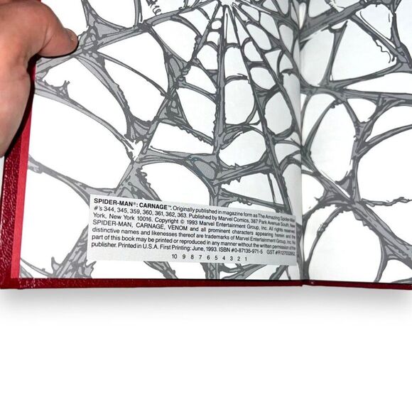 Spider-Man Maximum Carnage Hardcover Comic - QVC Exclusive Limited Edition First - Picture 8 of 10